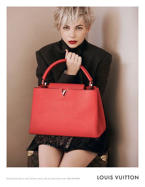 michelle williams lv bag highest mentions diagram|Michelle Williams Models Capucines Bags for Louis Vuitton Ads.